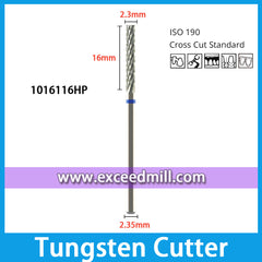 1016116HP-Cross Cut Standard Dental Laboratory Tungsten Carbide Cutter 2.35mm Shank