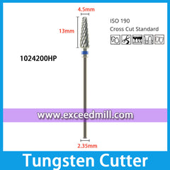 1024200HP-Cross Cut Standard Dental Laboratory Tungsten Carbide Cutter 2.35mm Shank