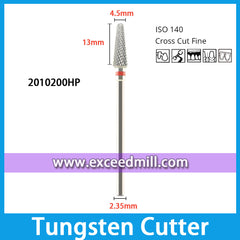 2010200HP-Cross Cut Fine Dental Laboratory Tungsten Carbide Cutter 2.35mm Shank