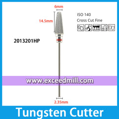 2013201HP-Cross Cut Fine Dental Laboratory Tungsten Carbide Cutter 2.35mm Shank