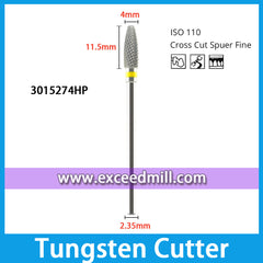 3015274HP-Cross Cut Super Fine Dental Laboratory Tungsten Carbide Cutter 2.35mm Shank