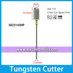 3023143HP-Cross Cut Super Fine Dental Laboratory Tungsten Carbide Cutter 2.35mm Shank