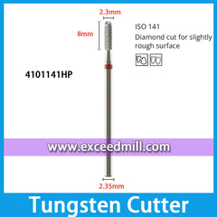 4101141HP-Diamond Cut for Slightly Rough Surface Dental Laboratory Tungsten Carbide Cutter 2.35mm Shank