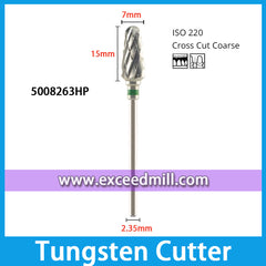 5008263HP-Cross Cut Coarse Dental Laboratory Tungsten Carbide Cutter 2.35mm Shank