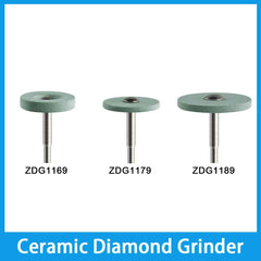 Dental Ceramic Diamond Grinder No Water Cooling Needed for Triming Zirconia, Glass Ceramic, Porcelain-ZDG1169, ZDG1179, ZDG1189