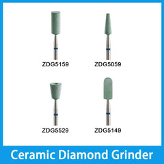 Dental Ceramic Diamond Grinder No Water Cooling Needed for Triming Zirconia, Glass Ceramic, Porcelain-ZDG5159, ZDG5059, ZDG5529, ZDG5149