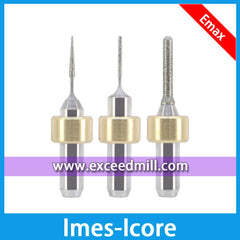 Fresas CAD/CAM Imes-Icore de 6mm de diámetro del vástago para cerámica de vidrio, disilicato de litio