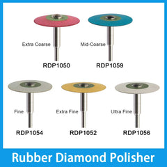 Dental Rubber Diamond Polisher for High-gloss Polishing Zirconia Porcelain-RDP1050, RDP1059, RDP1054, RDP1052, RDP1056