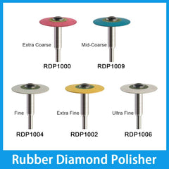 Dental Rubber Diamond Polisher for High-gloss Polishing Zirconia Porcelain-RDP1000, RDP1009, RDP1004, RDP1002, RDP1006