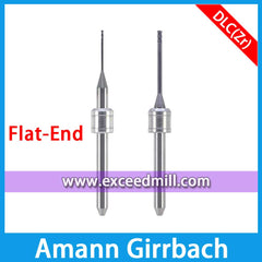 Flat-end Amann Girrbach CAD/CAM Tools Special for Milling Zirconia Implant