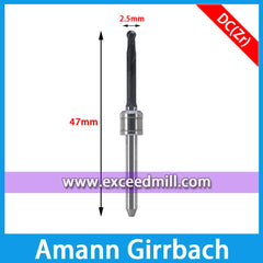 Amann Girrbach CAD/CAM Tools with Diamond Coat Special for Milling Zirconia Disc