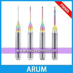 ARUM/Versamill 6mm Shank Tools Special for PMMA, PEEK, to Avoid Sticking