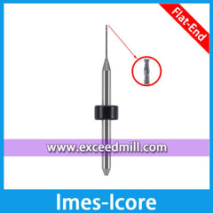 Imes-Icore 3mm Shank Tools Flat-end for Milling Zirconia Implant Abutment