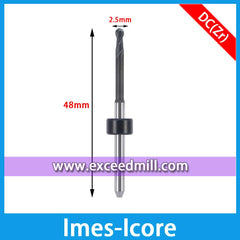 Фрезы Imes-Icore с диаметром хвостовика 3мм и алмазным покрытием специально для циркония