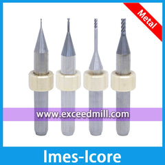 Flat-End Imes-Icore CAD/CAM 6mm Shank Tools for Milling Titanium,COCR