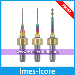 Imes-IcoreFräser 6mm Schaft Spezial für PMMA, PEEK um Ankleben zu vermeiden