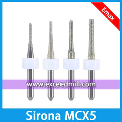 Фрезы Sirona MCX5 для Emax, дисиликат лития