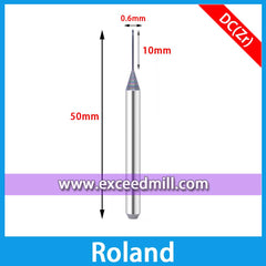 RolandCAD/CAM-Werkzeuge mit Diamond Coat Special zum Fräsen von Zirkonia Disc