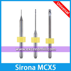 Sirona MCX5 Multipurpose Tools for Milling Zirconia, Wax, PMMA, etc.