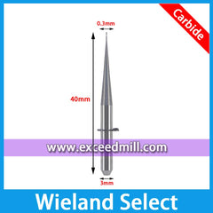 Outils polyvalents Wieland Select pour zircone, cire, PMMA, etc.