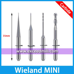 Outils polyvalents Wieland MINI pour zircone, cire, PMMA, etc.