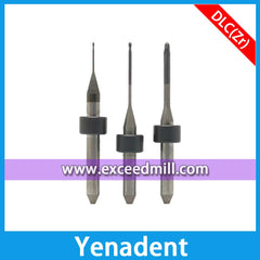 Yenadent CAD/CAM Milling Bur 46mm Length with DLC Coat for Zirconia Block